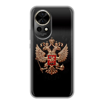 Силиконовый чехол на Huawei Nova 12 с принтом Герб России Силиконовый чехол на Huawei Nova 12 с принтом Герб России
