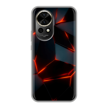 Силиконовый чехол на Huawei Nova 12 с принтом Яркие абстракции Силиконовый чехол на Huawei Nova 12 с принтом Яркие абстракции