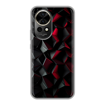 Силиконовый чехол на Huawei Nova 12 с принтом Абстракция