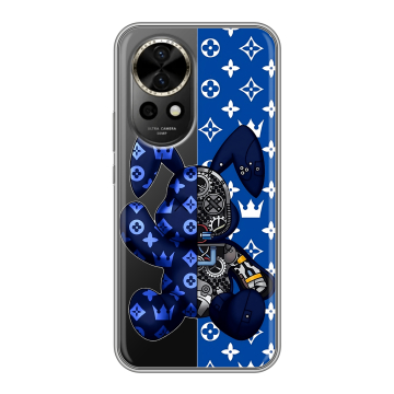 Силиконовый чехол на Huawei Nova 12 с принтом Луи робот