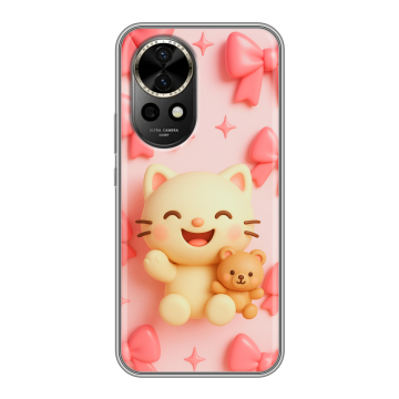 Силиконовый чехол на Huawei Nova 12 с принтом для девочек Силиконовый чехол на Huawei Nova 12 с принтом для девочек
