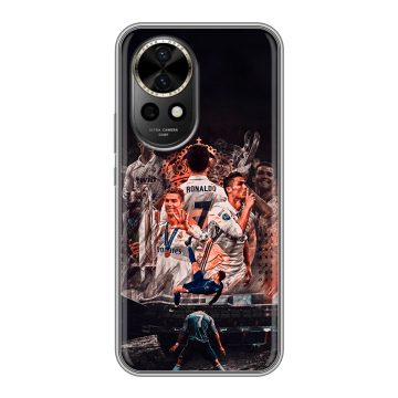Силиконовый чехол на Huawei Nova 12 с принтом Реал Роналдо Real Ronaldo Силиконовый чехол на Huawei Nova 12 с принтом Реал Роналдо Real Ronaldo