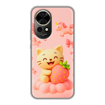 Силиконовый чехол на Huawei Nova 12 с принтом для девочек