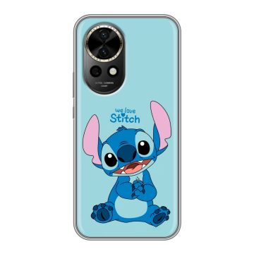 Силиконовый чехол на Huawei Nova 12 с принтом Лило и Стич Силиконовый чехол на Huawei Nova 12 с принтом Лило и Стич