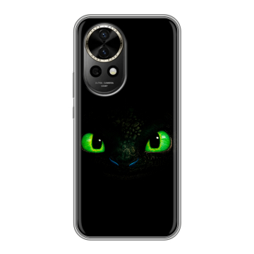 Силиконовый чехол на Huawei Nova 12 с принтом Как приручить дракона