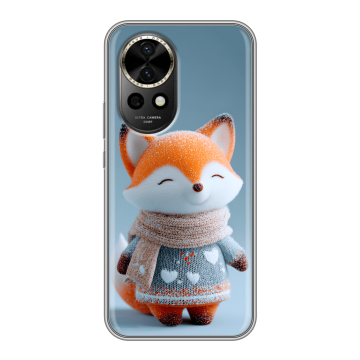 Силиконовый чехол на Huawei Nova 12 с принтом Лиса Силиконовый чехол на Huawei Nova 12 с принтом Лиса