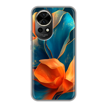 Силиконовый чехол на Huawei Nova 12 с принтом Цветы Силиконовый чехол на Huawei Nova 12 с принтом Цветы