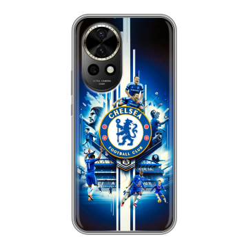 Силиконовый чехол на Huawei Nova 12 с принтом Chelsea Челси
