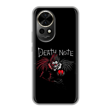 Силиконовый чехол на Huawei Nova 12 с принтом Death note Тетрадь смерти Силиконовый чехол на Huawei Nova 12 с принтом Death note Тетрадь смерти