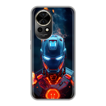 Силиконовый чехол на Huawei Nova 12 с принтом IronMan Железный человек Силиконовый чехол на Huawei Nova 12 с принтом IronMan Железный человек