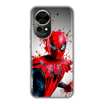 Силиконовый чехол на Huawei Nova 12 с принтом Spiderman Человек паук Силиконовый чехол на Huawei Nova 12 с принтом Spiderman Человек паук