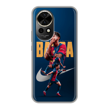 Силиконовый чехол на Huawei Nova 12 с принтом Барселона Barca Yamal 