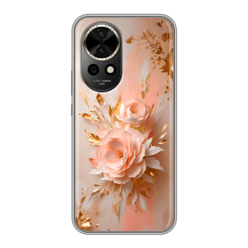 Силиконовый чехол на Huawei Nova 12 с принтом женский