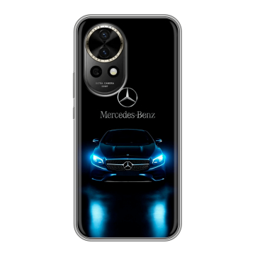 Силиконовый чехол на Huawei Nova 12 с принтом Mercedes Мерседес Силиконовый чехол на Huawei Nova 12 с принтом Mercedes Мерседес