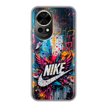 Силиконовый чехол на Huawei Nova 12 с принтом Nike Найк Силиконовый чехол на Huawei Nova 12 с принтом Nike Найк