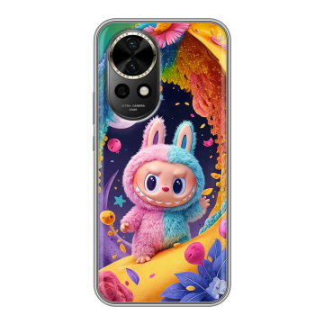 Силиконовый чехол на Huawei Nova 12 с принтом Labubu Лабубу Силиконовый чехол на Huawei Nova 12 с принтом Labubu Лабубу