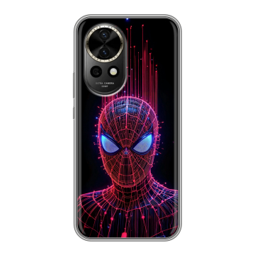 Силиконовый чехол на Huawei Nova 12 с принтом Spiderman Человек паук