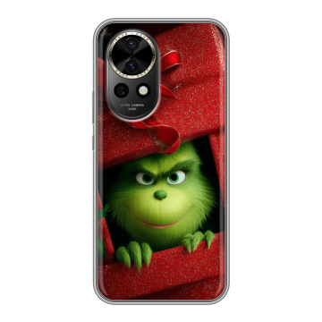 Силиконовый чехол на Huawei Nova 12 с принтом Новый год
