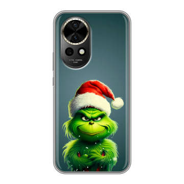 Силиконовый чехол на Huawei Nova 12 с принтом Новый год