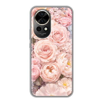 Силиконовый чехол на Huawei Nova 12 с принтом женский