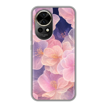 Силиконовый чехол на Huawei Nova 12 с принтом женский