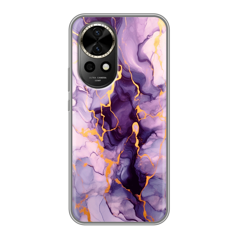 Силиконовый чехол на Huawei Nova 12 с принтом Мрамор Силиконовый чехол на Huawei Nova 12 с принтом Мрамор