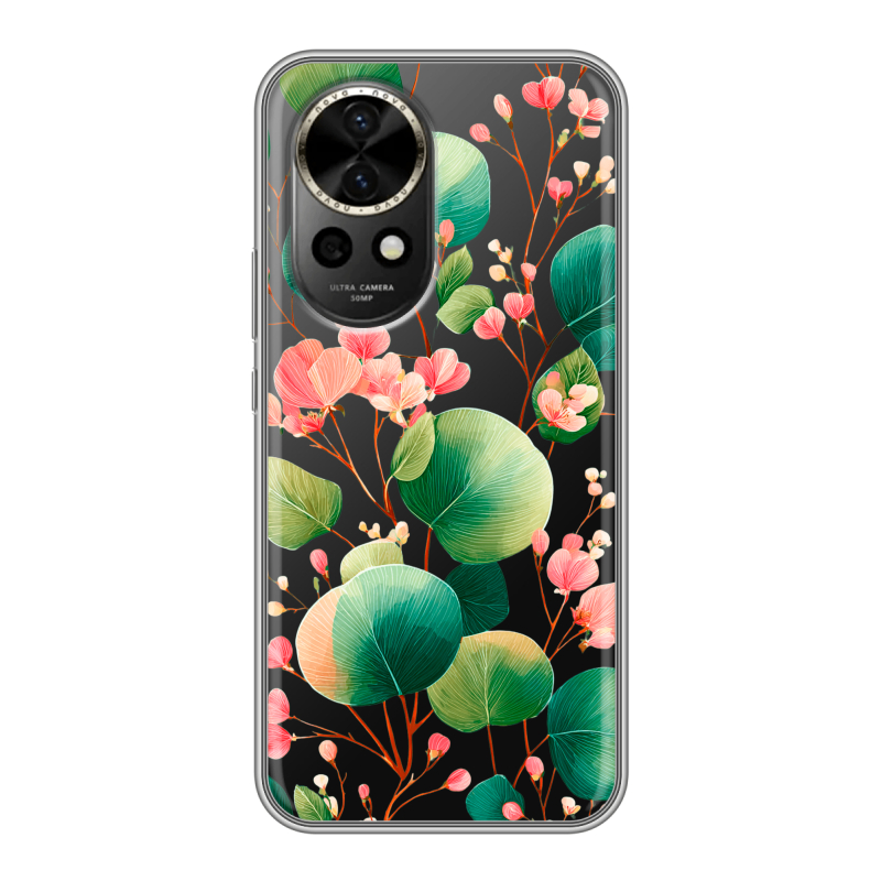 Силиконовый чехол на Huawei Nova 12 с принтом женский Силиконовый чехол на Huawei Nova 12 с принтом женский