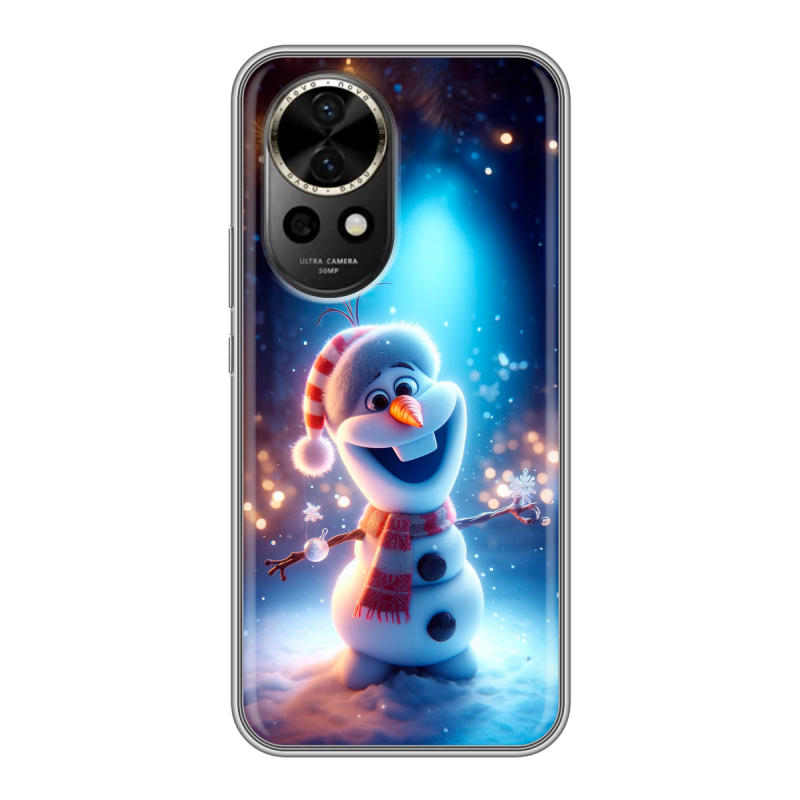 Силиконовый чехол на Huawei Nova 12 с принтом Новый год Силиконовый чехол на Huawei Nova 12 с принтом Новый год