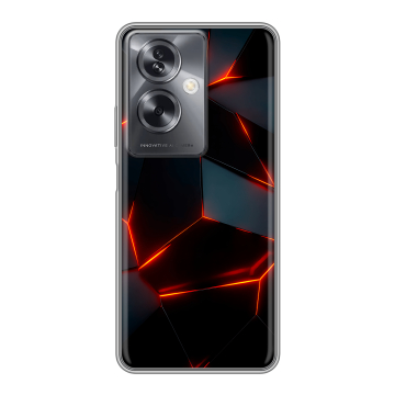 Силиконовый чехол на OPPO A79 5G с принтом Яркие абстракции Силиконовый чехол на OPPO A79 5G с принтом Яркие абстракции