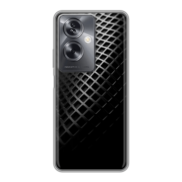 Силиконовый чехол на OPPO A79 5G с принтом Текстура металла Силиконовый чехол на OPPO A79 5G с принтом Текстура металла