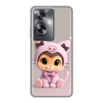 Силиконовый чехол на OPPO A79 5G с принтом Куроми Kuromi Силиконовый чехол на OPPO A79 5G с принтом Куроми Kuromi