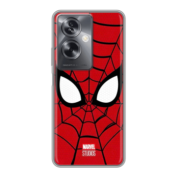 Силиконовый чехол на OPPO A79 5G с принтом человек паук spiderman Силиконовый чехол на OPPO A79 5G с принтом человек паук spiderman