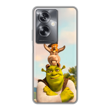 Силиконовый чехол на OPPO A79 5G с принтом Шрек Shrek