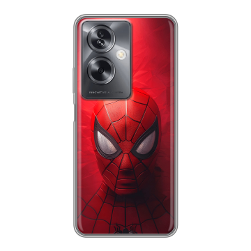 Силиконовый чехол на OPPO A79 5G с принтом Spiderman Человек паук Силиконовый чехол на OPPO A79 5G с принтом Spiderman Человек паук