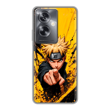 Силиконовый чехол на OPPO A79 5G с принтом Naruto Наруто Силиконовый чехол на OPPO A79 5G с принтом Naruto Наруто
