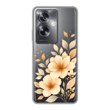 Силиконовый чехол на OPPO A79 5G с принтом для девушки