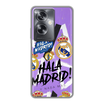 Силиконовый чехол на OPPO A79 5G с принтом Real Madrid Реал Мадрид Силиконовый чехол на OPPO A79 5G с принтом Real Madrid Реал Мадрид