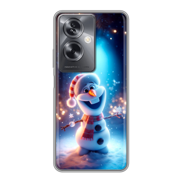 Силиконовый чехол на OPPO A79 5G с принтом Новый год