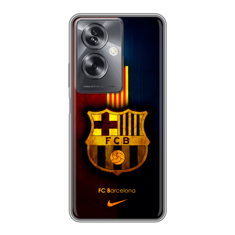 Силиконовый чехол на OPPO A79 5G с принтом Барселона Barcelona Силиконовый чехол на OPPO A79 5G с принтом Барселона Barcelona