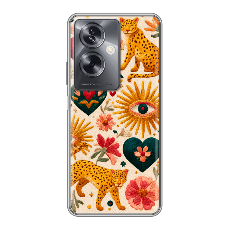 Силиконовый чехол на OPPO A79 5G с принтом Модный принт Силиконовый чехол на OPPO A79 5G с принтом Модный принт