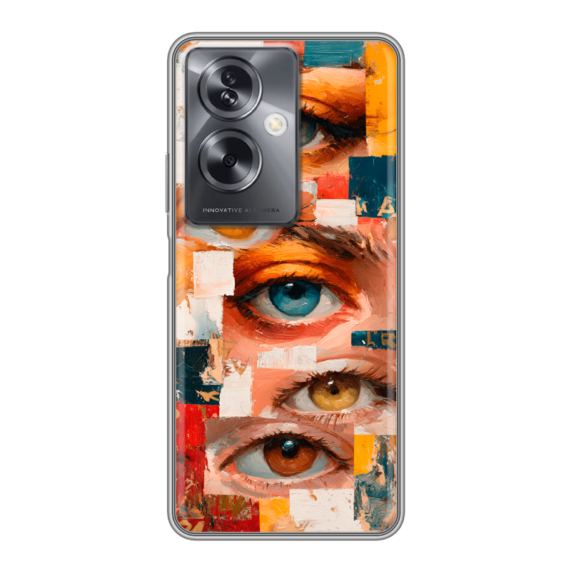 Силиконовый чехол на OPPO A79 5G с принтом Модный принт Силиконовый чехол на OPPO A79 5G с принтом Модный принт