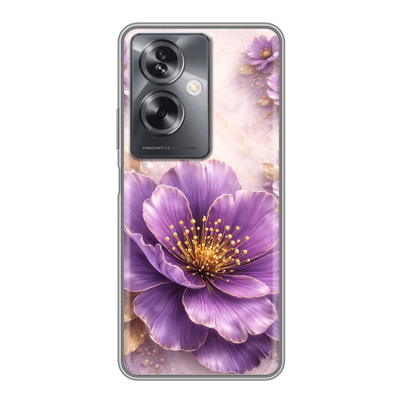 Силиконовый чехол на OPPO A79 5G с принтом женский Силиконовый чехол на OPPO A79 5G с принтом женский