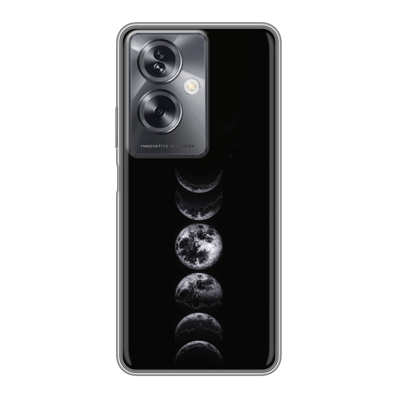 Силиконовый чехол на OPPO A79 5G с принтом женский Силиконовый чехол на OPPO A79 5G с принтом женский