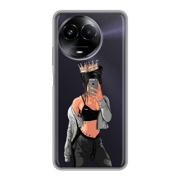 Силиконовый чехол на Realme Narzo 60x 5G с принтом Женские принты