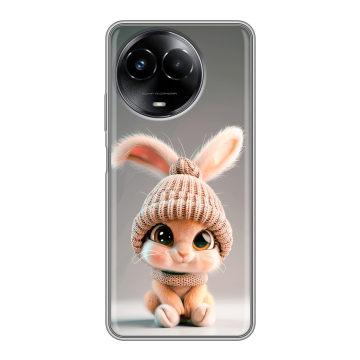 Силиконовый чехол на Realme Narzo 60x 5G с принтом Кролик