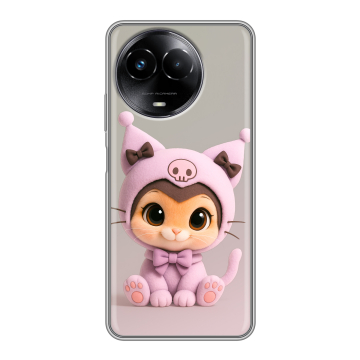 Силиконовый чехол на Realme Narzo 60x 5G с принтом Куроми Kuromi Силиконовый чехол на Realme Narzo 60x 5G с принтом Куроми Kuromi