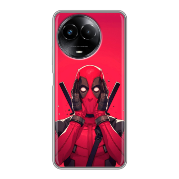 Силиконовый чехол на Realme Narzo 60x 5G с принтом Дедпул Deadpool Силиконовый чехол на Realme Narzo 60x 5G с принтом Дедпул Deadpool
