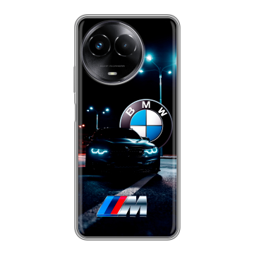 Силиконовый чехол на Realme Narzo 60x 5G с принтом БМВ BMW