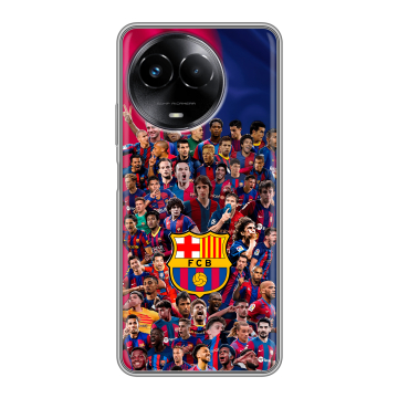 Силиконовый чехол на Realme Narzo 60x 5G с принтом Барселона Barcelona Силиконовый чехол на Realme Narzo 60x 5G с принтом Барселона Barcelona