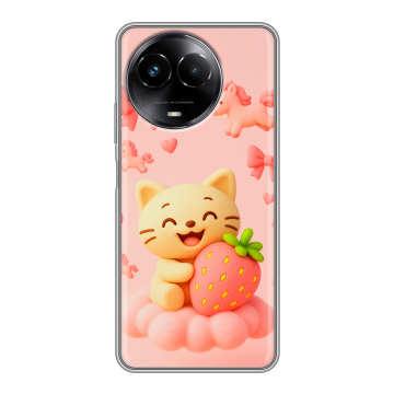 Силиконовый чехол на Realme Narzo 60x 5G с принтом для девочек Силиконовый чехол на Realme Narzo 60x 5G с принтом для девочек